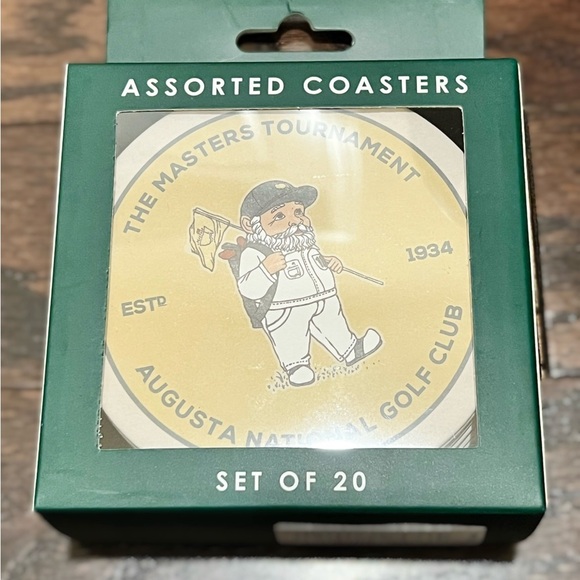 Masters Tournament Augusta National Assorted Coasters Set of 20 | NIB 2025 - Picture 2 of 3
